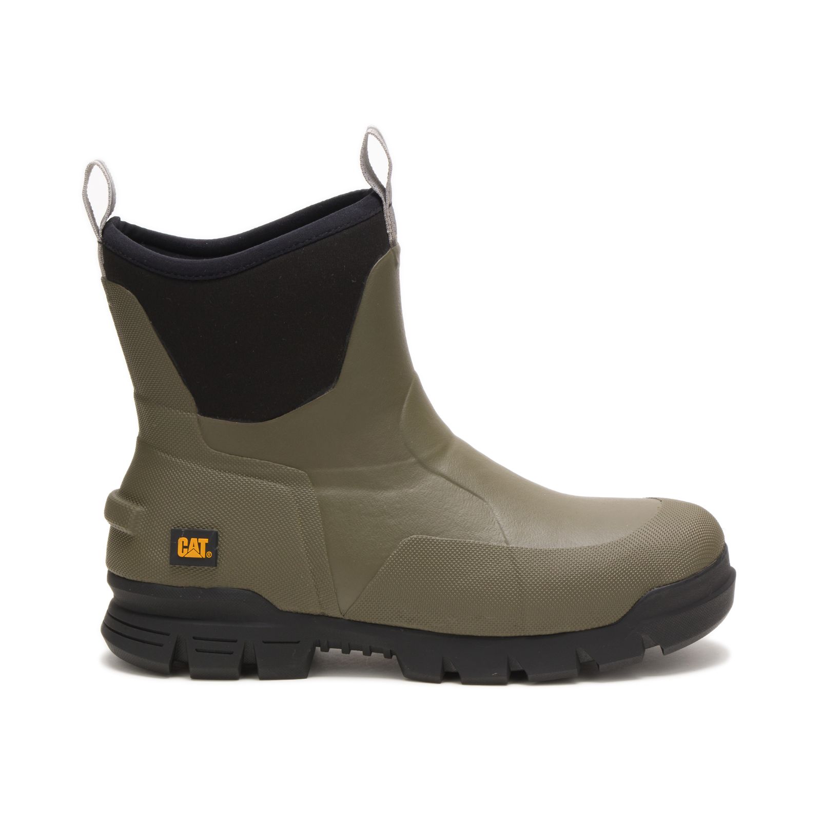 Caterpillar Boots Pakistan - Caterpillar Stormers 6" Womens Rubber Boots Olive (261374-XBY)